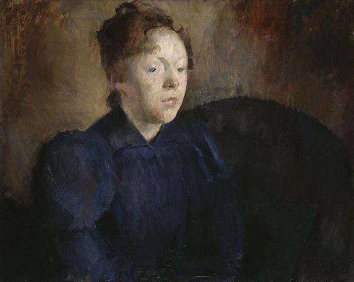 Harriet Backer Portrait of Nenna Jahnson Germany oil painting art